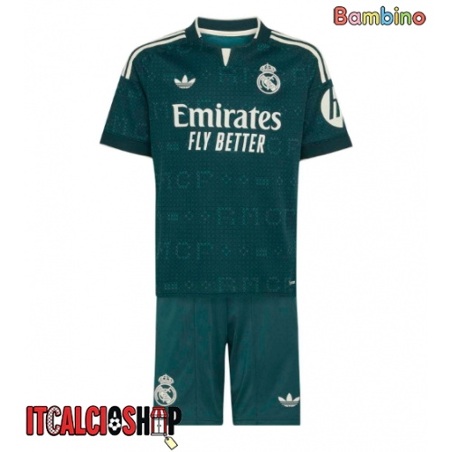 Real Madrid Kylian Mbappe #10 Seconda Maglia Bambino 2026-27 Manica Corta (+ Pantaloni corti)